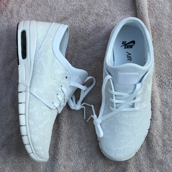 Nike Other - Nike SB Stefan Janoski Max Triple White 631303 114